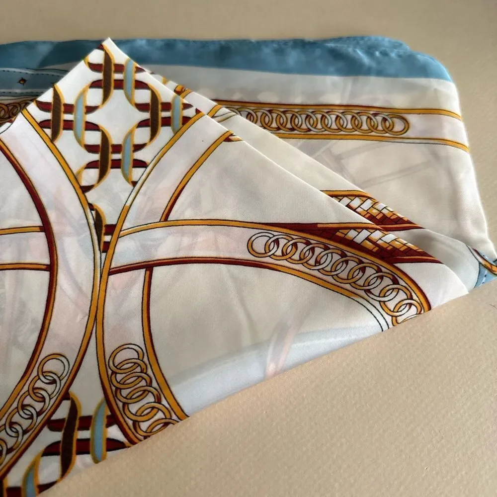 Elegant Chain Print Scarf P91